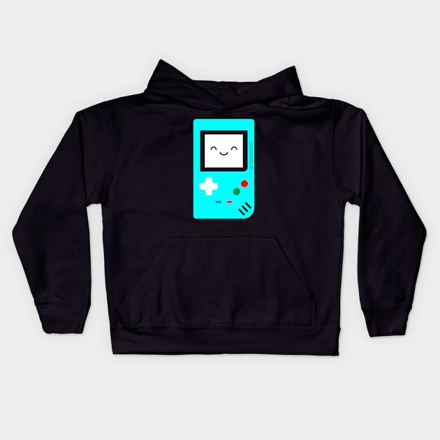 Kawaii Game Device Kids Hoodie by WildSloths